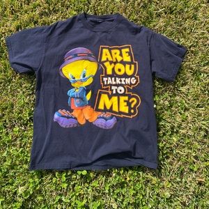 Vintage Tweety Bird Hip Hop Shirt Looney Tunes